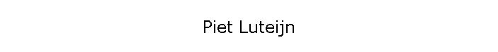 Piet Luteijn
